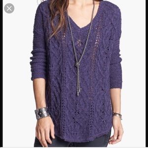 Free People “Cross My Heart” Sweater